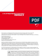 2020年杜卡迪Hypermotard 950 -用户手册 PDF