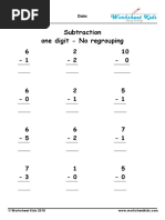 Grade 5 Mental Maths Worksheet 1 | PDF | Mathematics | Arithmetic