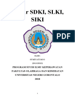 Daftar SDKI, SLKI, SIKI