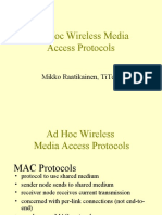 Ad Hoc Wireless Media Access Protocols: Mikko Raatikainen, Tite 5