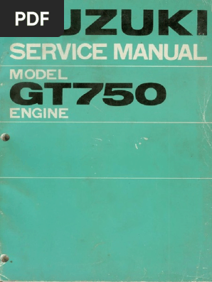 Suzuki GT750 '72 Engine Service Manual | PDF