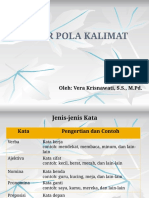 5.a. Unsur Dan Pola Kalimat