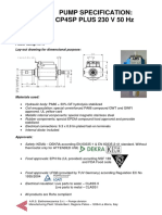 CP4SP PLUS 230V 50Hz pump specification