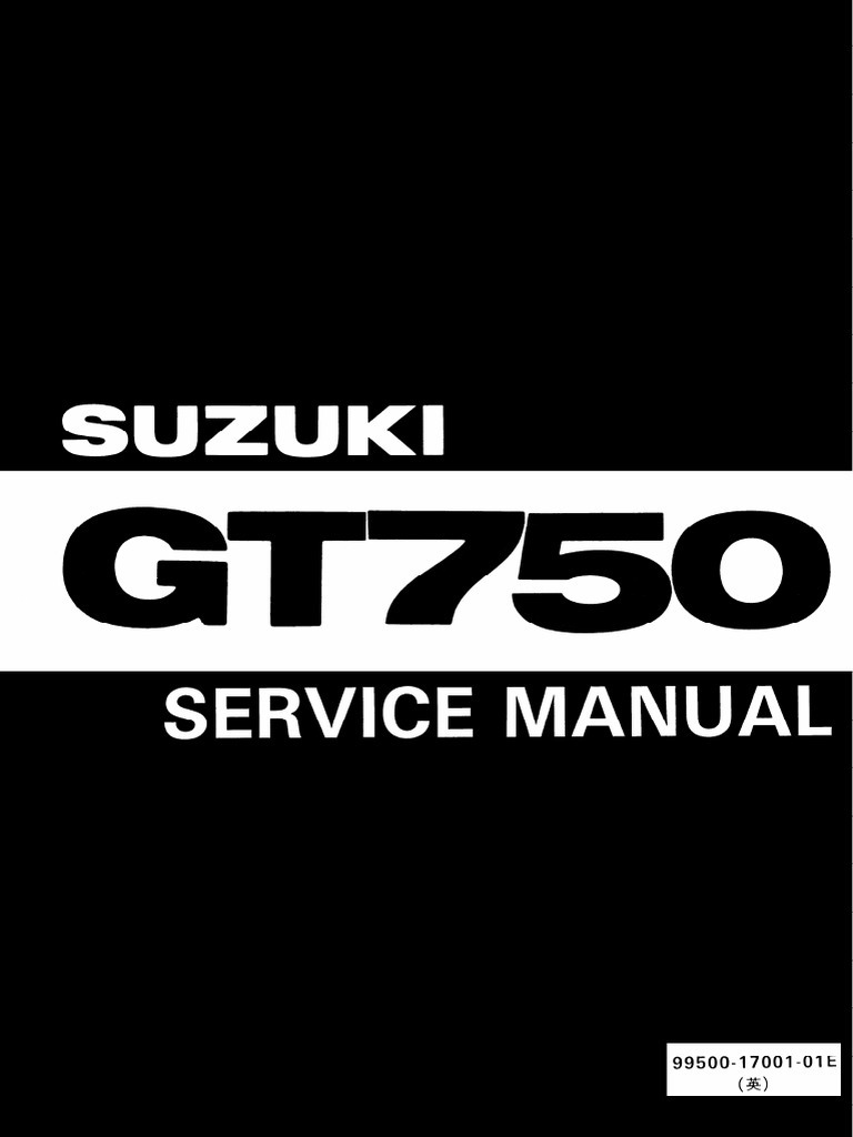 Suzuki GT750 '72 Service Manual | PDF