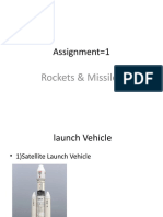 Assignment 1: Rockets & Missiles