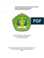 KLT Flavonoid Alga Merah