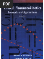 Clinical Pharmacokinetics Concepts And Applications | PDF.