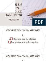 Test de Los Cinco Lenguajes Del Amor