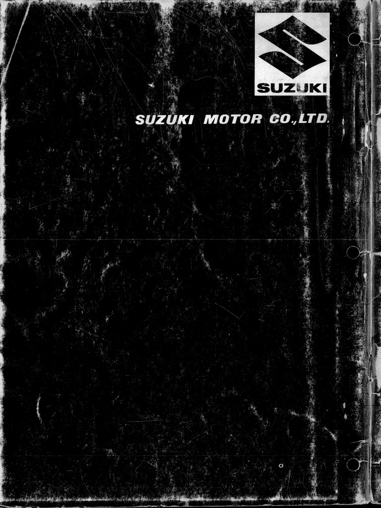Suzuki GT380 Service Manual | PDF