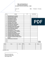 Kehadiran Dan Rekod Edaran Mesy Sains 2018