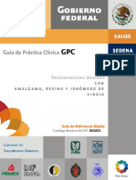 GPC Restauraciones Dentales Con Amalgama, Resina y Ionomero de Vidrio