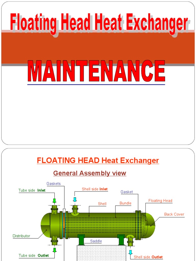 Floating Head Heat Exchanger Maintenance PDF Leak Heat Exchanger