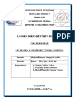 Tercer Informe Ley de Ohm PDF