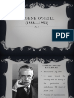 Eugene O'Neill: Pioneer of American Naturalism and Expressionism