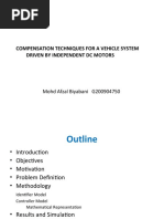 Compensation Techniques For A Vehicle System Driven by Independent DC Motors