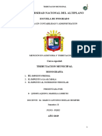 Monografia de Tributacion Municipal