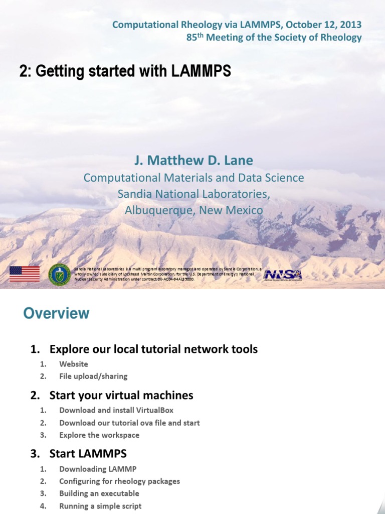 2: Getting Started With LAMMPS: J. Matthew D. Lane | PDF | Websites ...