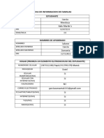 Ficha de Informacion de Familias