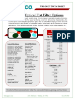 NVIS & Optical Flat Filter Options: Product Data Sheet
