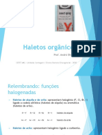 Haletos Orgânicos - SLIDES