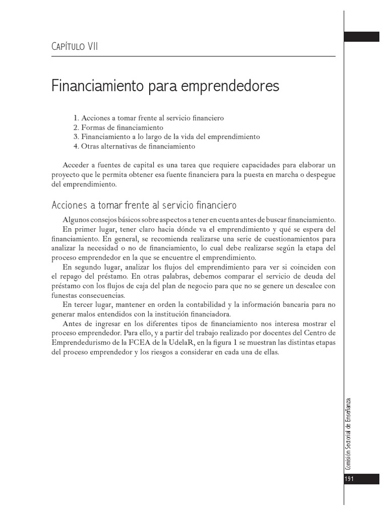 Guía de Financiamiento Emprendedor | PDF | Capital de riesgo | Finanzas ...