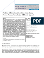 Prediction of Plastic Instability in Sheet Metals During Forming Processes Using The Loss of Ellipticity Approach