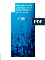 NTS M 01 Procedimiento para Avaluos Urbanos PDF