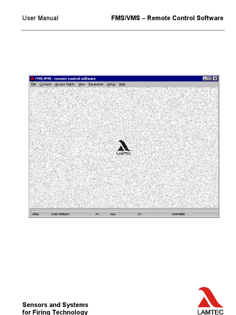 FMS/VMS Remote Control Software Manual | PDF | Relay | Online And Offline