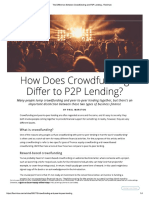 The Difference Between Crowdfunding and P2P Lending - Fleximize