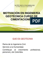 2.0 Motivación en Ing Geotecnica Curso Cimentaciones