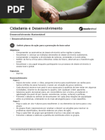 Cidadania e Desenvolvimento