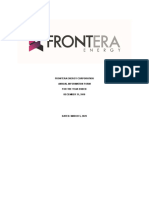 Frontera Energy Annual Information Form for 2019