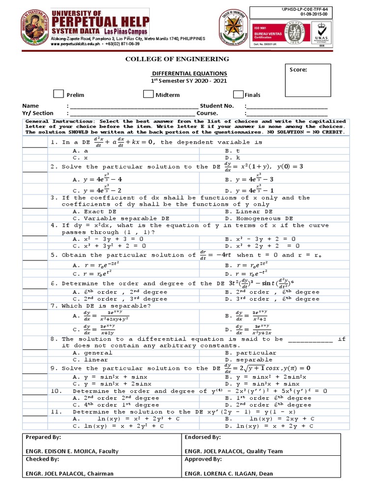 ORDINARY DIFFERENTIAL EQUATIONS PDF FOR ENGINEERING MATHEMATICS visual data 4