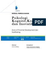 Modul Psikologi Kognitif, Inovatif, Dan Kreatif (TM 5) PDF