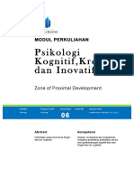 Modul Psikologi Kognitif, Inovatif Dan Kreatif (TM 6)