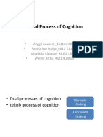 Dual Process of Cognition