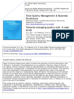 28-Toward Managing Quality Cost Case Study