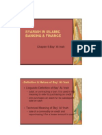 Syariah in Islamic Banking & Finance: Chapter 9:bay' Al-Inah