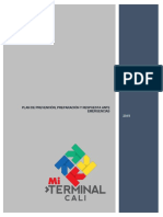 Plan de Prevencion Preparacion y Respuesta Ante Emergencias MI TERMINAL PDF