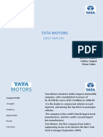 Tata Motors: Swot Analysis