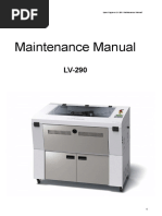 Laser Engraver LV-290 Maintenance Manual