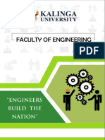 Faculty of Engineering: "Engineers Build The Nation"