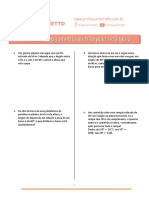 Lista de Exercícios 50 - Trigonometria No Triângulo Retângulo