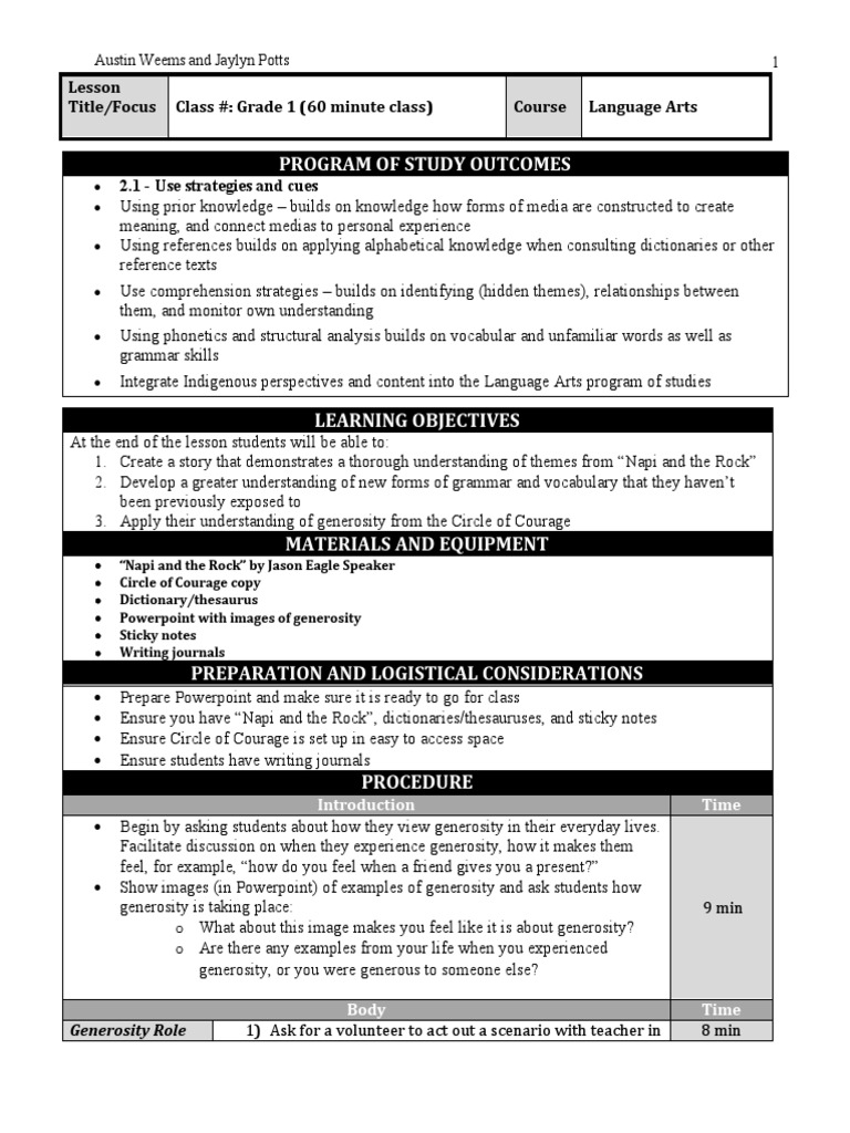program-of-study-outcomes-lesson-title-focus-class-grade-1-60