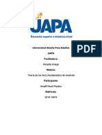 Teoría de Los Test y Fundamentos de Medición Tarea 1.