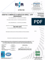Certificado ISO 9001 - 2015