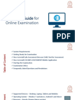 Candidate Guide For Online Examination