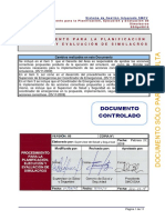 SSOpr0010 - P - Planificacion Ejecucion y Evaluacion de Simulacros - v03 PDF