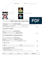 Test I: I.Write The Types of Films