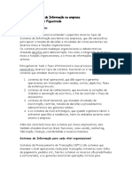 TEXTO de APOIO - Tipos de Sistemas de Informação Na Empresa PDF